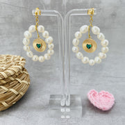 CREOLES - Boucles d'oreilles en perles d'eau douce