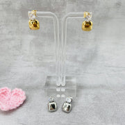 THEA - Boucles d'oreilles en acier inoxydable