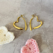 APHRODITE - Boucles d'oreilles en acier inoxydable