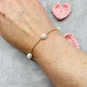 BRACELET 2 perles - perles d’eau douce