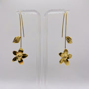 FLORA - Boucles d'oreilles en acier inoxydable