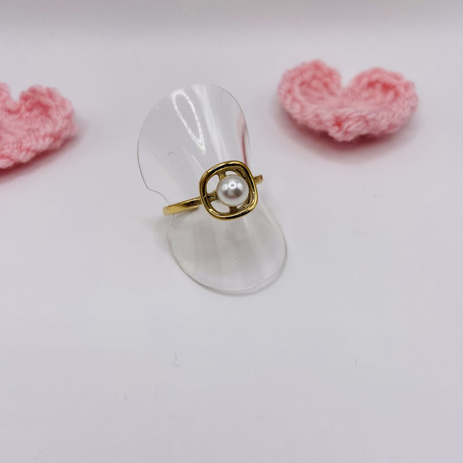 MARGUERITE - Bague en acier inoxydable