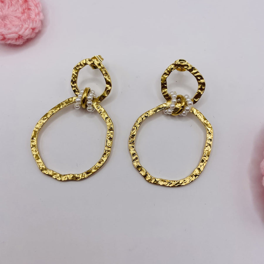 AUDREY - Boucles d'oreilles en acier inoxydable