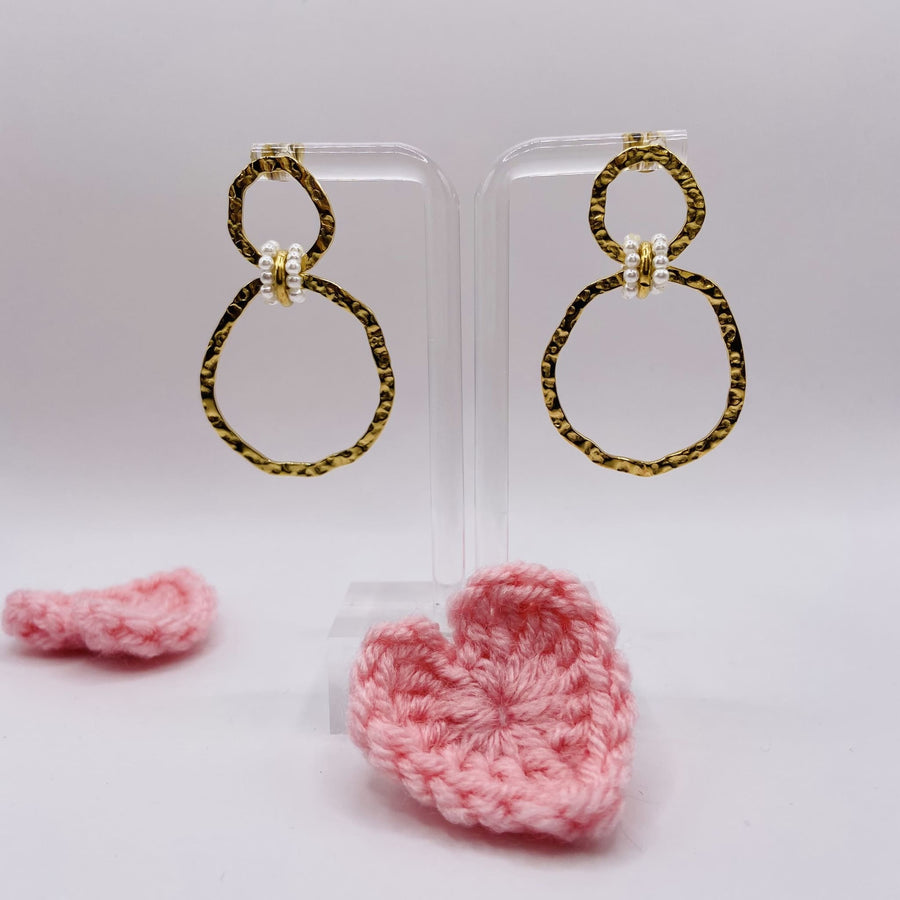 AUDREY - Boucles d'oreilles en acier inoxydable