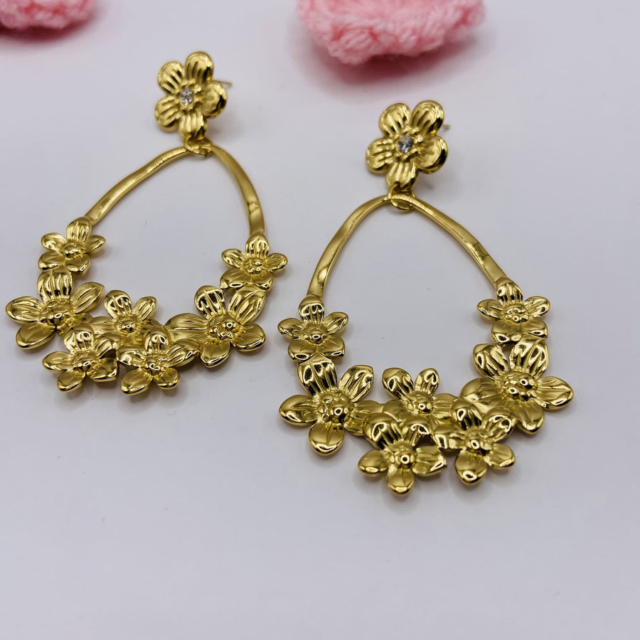 EDITH - Boucles d'oreilles en acier inoxydable