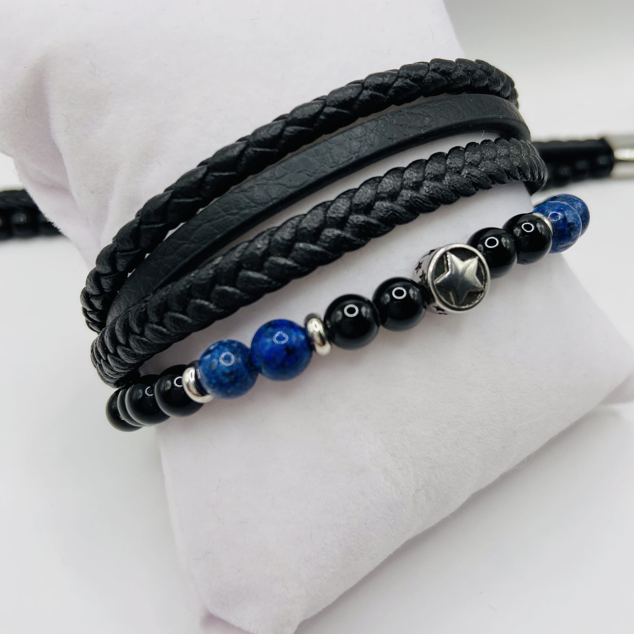 BRACELET Etoile - Bracelet homme en cuir