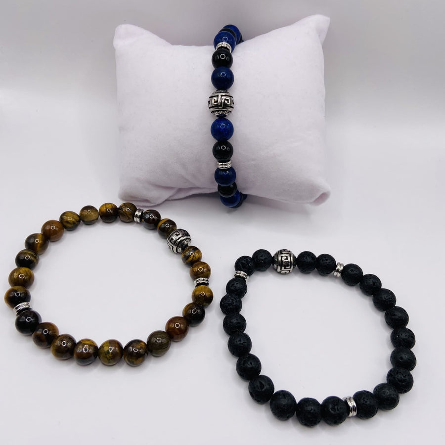 BRACELET Homme en Pierres Naturelles