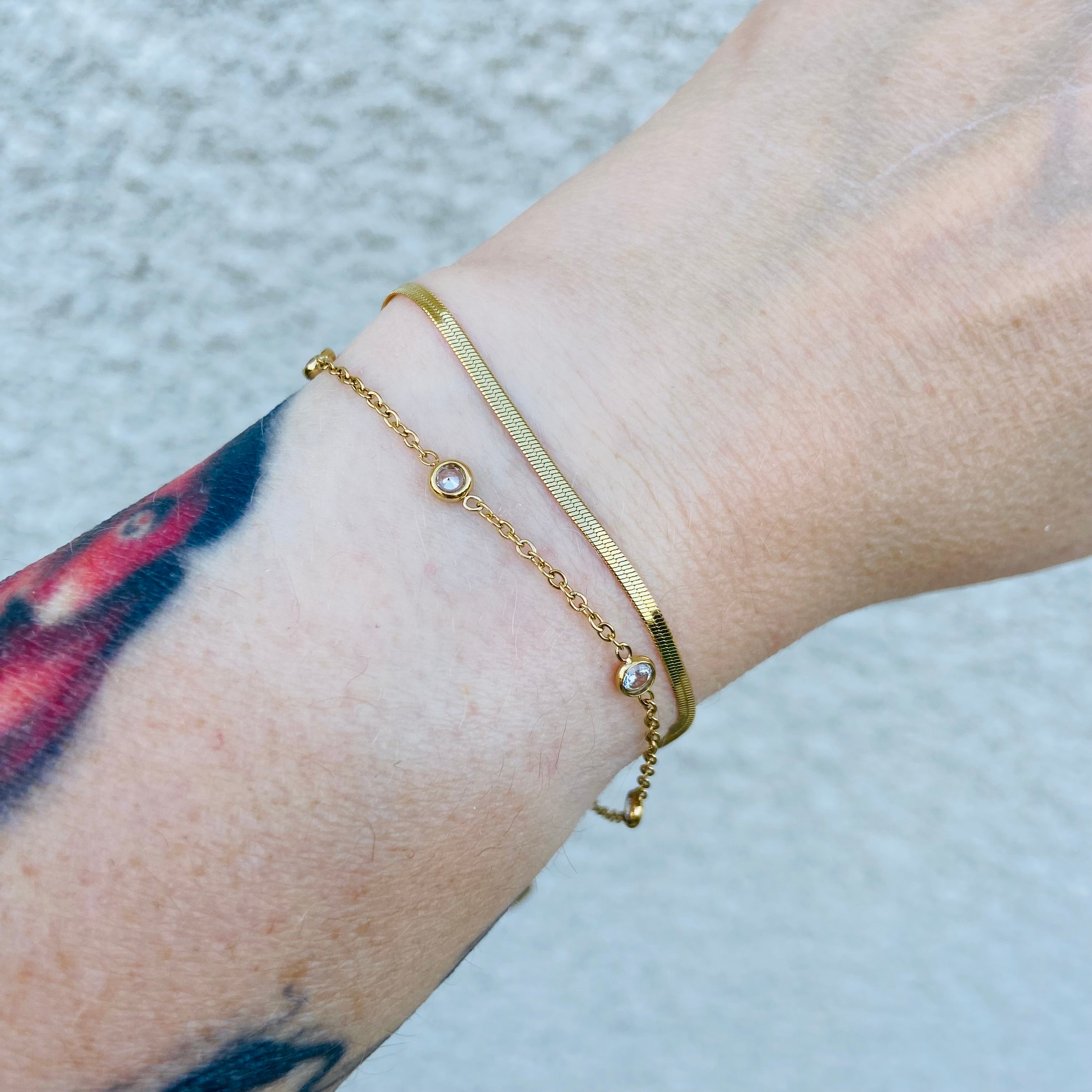 LOUISE - Bracelet en acier inoxydable