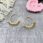 LOUANE - Boucles d'oreilles en acier inoxydable