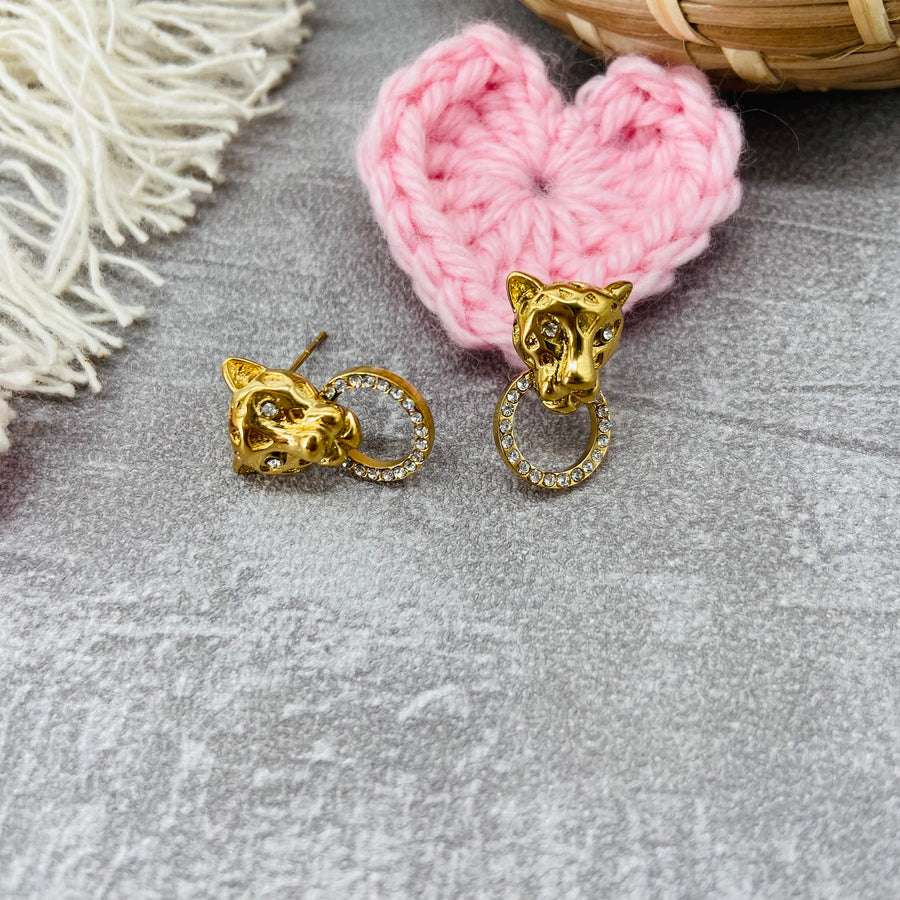 SUZY - Boucles d'oreilles en acier inoxydable