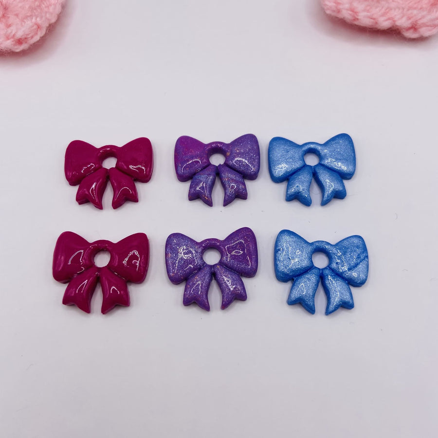 Pampilles NOEUDS en pâte polymère et résine – Bijoux uniques à associer à nos créoles