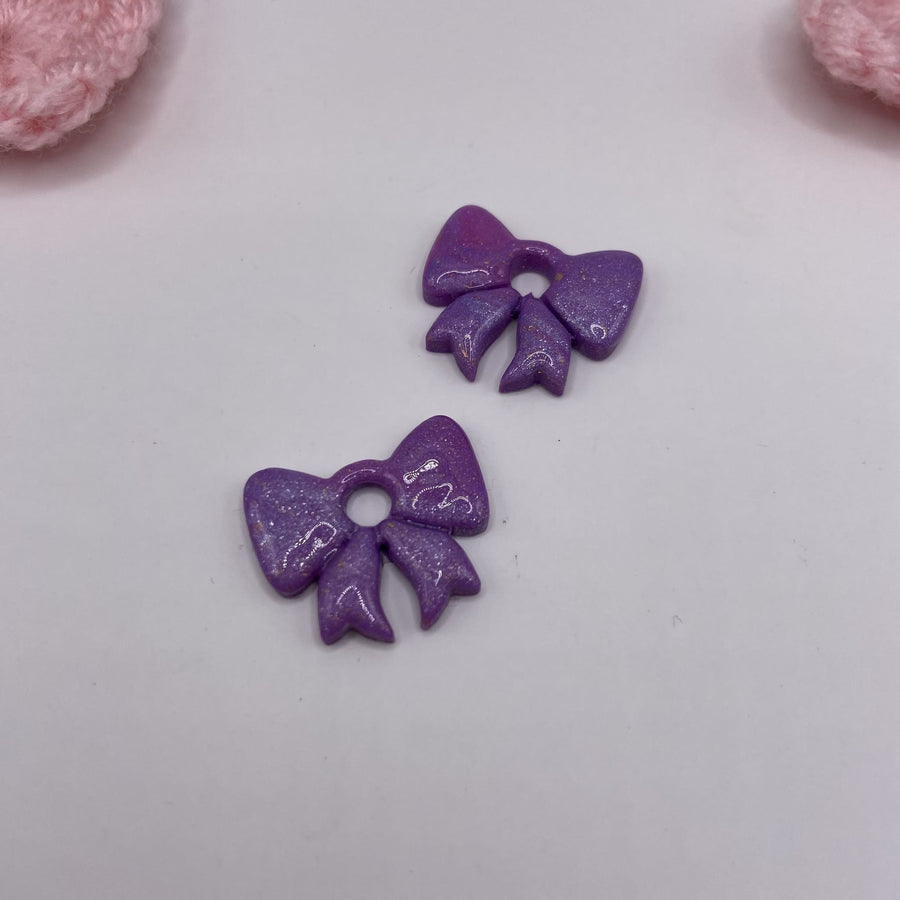 Pampilles NOEUDS en pâte polymère et résine – Bijoux uniques à associer à nos créoles