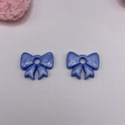 Pampilles NOEUDS en pâte polymère et résine – Bijoux uniques à associer à nos créoles